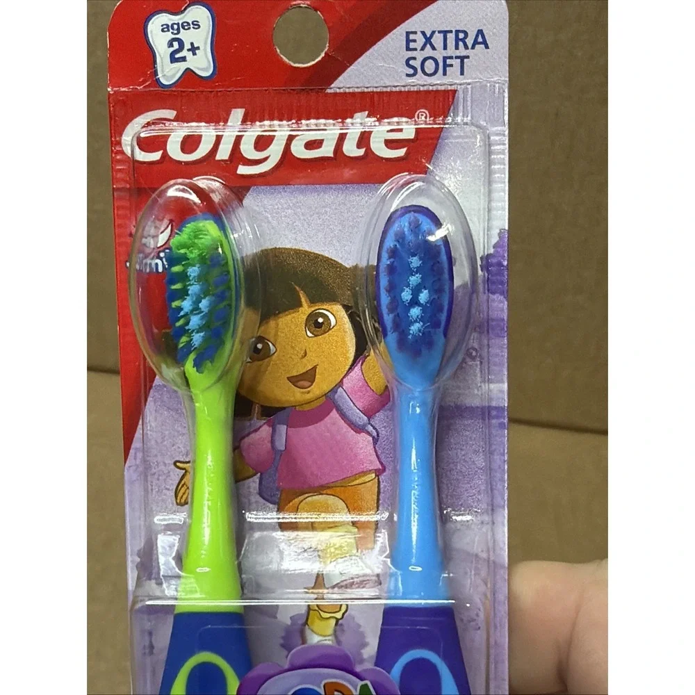 2009 Dora The Explorer Colgate Extra Soft Value Pack Toothbrushes